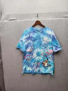 Disney Loungefly Genie Tie-Dye T-Shirt XL Aladdin Graphic Top Cotton Crewneck Un - Picture 1 of 5