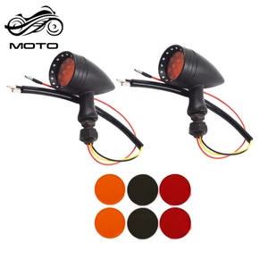 2Pcs LED Running Brake Turn Signal Lights For Motorcycle Honda - Picture 1 of 7