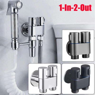 1-In-2-Out Dual Control Valve, 1-In-2-Out Washing Machine and Toilet Faucet Tool - image 1 of 4