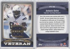 2008 Topps Rookie Progression Veterans Gold Jerseys /99 Antonio Gates #PV-AG