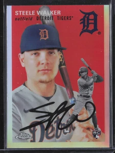 Steele Walker 2023 Topps Chrome Platinum Anniversary Rookie RC Refractor SP #70 - Picture 1 of 2