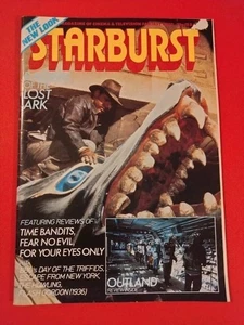 1982 STARBURST Magazine - RAIDERS OF THE LOST ARK Cover - E 24481 #37 free ship - Picture 1 of 5