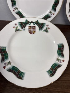 Vintage Sei von 6 Royal Adderley Fine Bone China 6,25" Goldrand Desserttellern - Bild 1 von 9