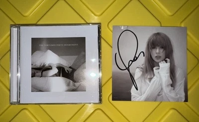 🌀SIGNED CD - Taylor Swift 🩷 TTPD - The Tortured Poets Department Auto RARE🌀 - Image 1 of 4