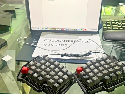 Lily58 Split Ergonomic Mechanical Keyboard - Fully Assembled with Tenting Kit - Image 1 of 4
