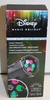 Disney Magic Holiday LED Projection Princess Fantastic Flurry Spotlight - Image 1 of 3