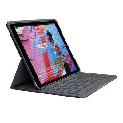 Logitech Slim Folio for IPad (7th generation) - graphite - Bild 1 von 4