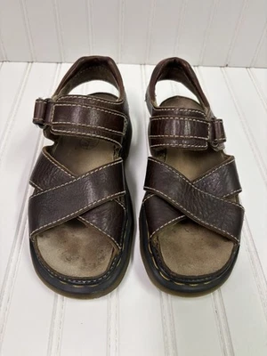 Sandalias Dr. Martens 9076 EE. UU. Para Hombre 7 Pescador Gruesas De Colección Cuero Marrón Foto 1 de 4