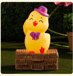 Cracker Barrel Light Up Easter Chick with Hat Blow Mold NEW 2025 - Picture 1 of 1