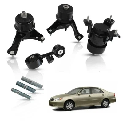 Engine Motor Trans Mount Set For 2002-2006 Toyota Camry LE SE 2.4L Automatic - Imagem 1 de 4