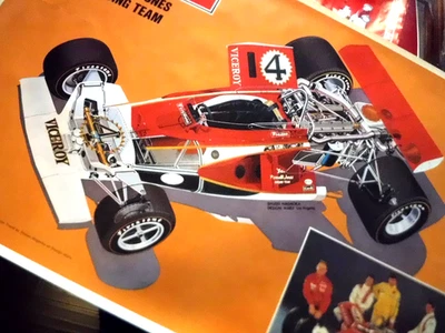 Póster Indy Racing Viceroy de 1970 4 Firestone Vels Parnelli AL OUR Andretti Foto 1 de 4