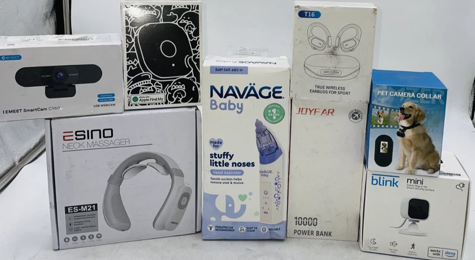 8 Piezas Naväg ESINO Blink JOYFAR Bebé Aspirador Masajeador Cámara Power Bank Webc Foto 1 de 1