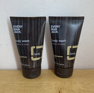 X2 Every Man Jack Body Wash Sandelholz versiegelt Reisegröße - Bild 1 von 4