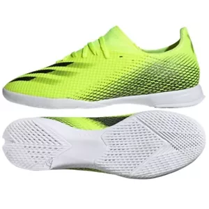 ADIDAS X GHOSTED .3 IN SOCCER SHOES FW6937 YELLOW INDOOR SALA TF MENS SZ 13 - Picture 1 of 4