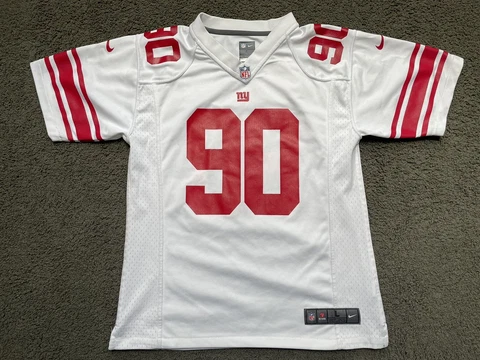 NIKE New York Giants Jason Pierre-Paul Jersey YOUTH Large (14-16) JPP Vintage Cover
