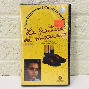 RARE‼ NEW & SEALED‼ La Fractura Del Miocardio VHS French Drama w/ Spanish Subs - Foto 1 di 5