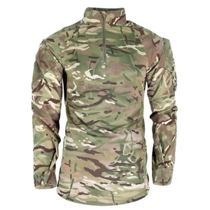 Original British under body shirt UBAC MTP camo military issue combat w zipper - Picture 1 of 5