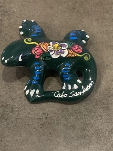 Calamita frigo Talavera Messico geco lucertola Cabo San Lucas souvenir - Foto 1 di 4