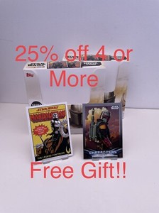 Topps Star Wars The Mandalorian Pick your Card - Characters & Inserts Free Gift!