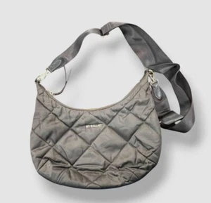 MZ Wallace Women's Gray Medium Quilted Madison Shoulder Bag - Picture 1 of 12