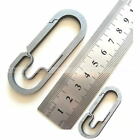 EDC Titanium Alloy Carabiner Keychain Key Chain Hanging Buckle Tools