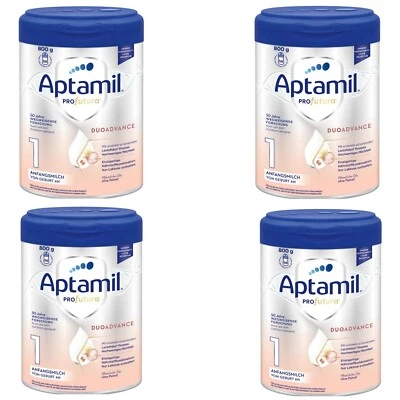 4x 800g Aptamil Profutura DuoAdvance 1 Anfangsmilch von Geburt an Babymilch - Bild 1 von 4