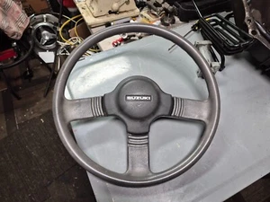 Suzuki Samurai Steering Wheel Gray Original OEM 85 - 88 - Picture 1 of 4