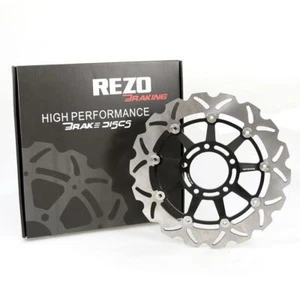 Rezo Wavy Front Brake Rotor Disc for Triumph Tiger 1050 SE 10-13 - Picture 1 of 6