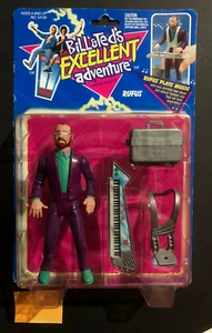 Vintage Bill &Ted's Excellent Adventure Rufus 1991 Kenner Vintage NOC - Picture 1 of 4
