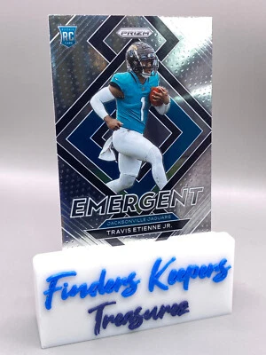 2021 TRAVIS ETIENNE JR. PANINI PRIZM FOOTBALL EMERGENT RC #E-14    JAGUAR     - Image 1 of 2