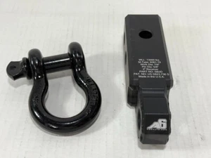 Conjunto de bloque de grillete de recuperación Agency 6 2" negro - bloque receptor de enganche - Imagen 1 de 10
