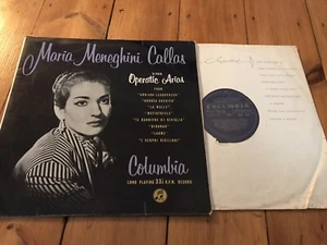 33CX 1231 Maria Meneghini Callas Sings Operatic Arias Columbia - Picture 1 of 6