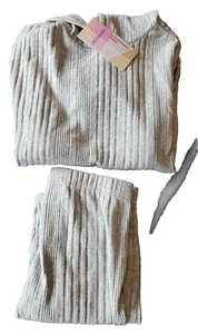 Girl's 2 Piece Hoodie/Jeggings, 9Y, Light Gray, New With Tags - Picture 1 of 14