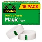 Scotch Magic Tape, Invisible, Repair Christmas Cards and Use as Holiday Gift Wra