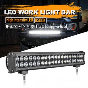 20" 1200W LED Light Bar Dual Row Spot Flood Combo Work Offroad UTE Truck SUV ATV - Bild 1 von 13