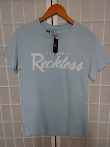 Y&R Young & Reckless - SIZE S Short Sleeve Men's T-shirt Color: BLUE - Picture 1 of 2
