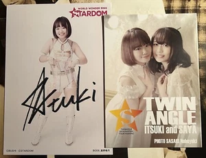 SAYA KAMITANI + Itsuki Hoshino TWIN ANGLE Photobook + 8x10 Stardom Queens Quest - Picture 1 of 1