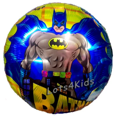 BATMAN SUPERHERO BIRTHDAY PARTY FOIL BALLOON PARTY SUPPLIES DECORATION - image 1 of 2