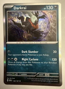 Darkrai - 136/197 - Holo Rare - Obsidian Flammen - Pokemon - Bild 1 von 1