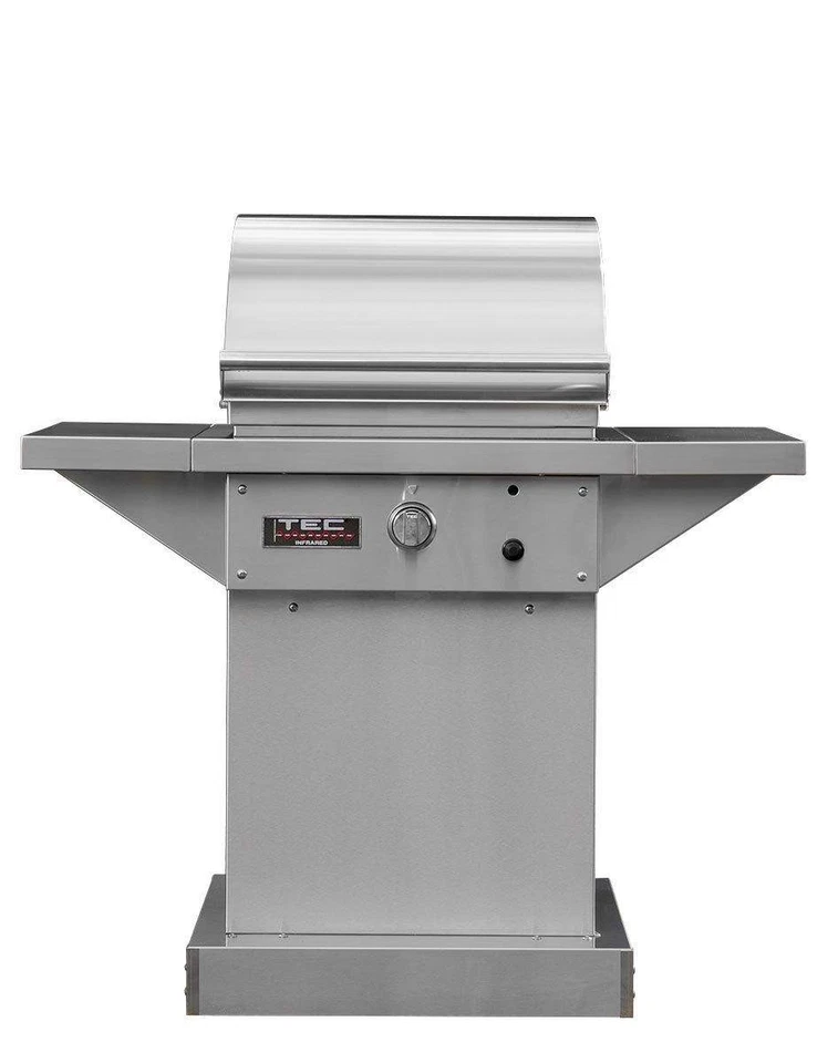 TEC Sterling Patio 1 FR grelha infravermelha no pedestal com prateleiras e rack, LP - Imagem 1 de 1