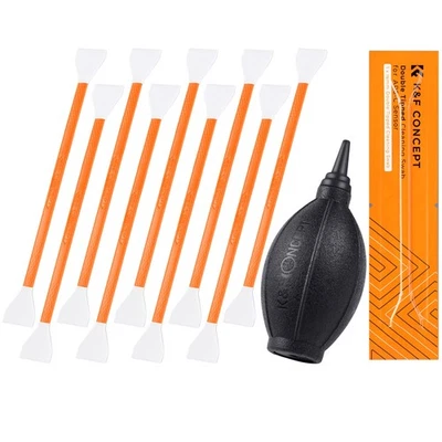 Minadax KF 10x APS-C Sensor Reinigungs Swabs DOPPELSEITIG + Blasebalg - Bild 1 von 4