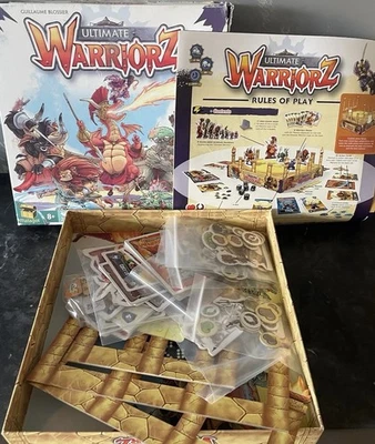 Ultimate Warriorz Board Game Guillaume Blossier 2016 Complete & Good Condition - Image 1 of 4