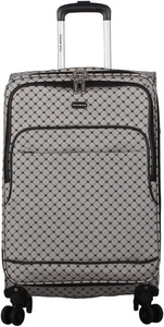 Steve Madden Designer Luggage-Durable 24 InchChecked Bag w/ 4-Rolling Spinner - Picture 1 of 16