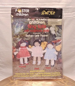 Pflegekinder weiche Skulptur Puppe Kit kleine Tots 1983 von Ester Lee Foster - Bild 1 von 4