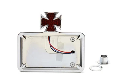 Kit de lámpara trasera horizontal Billet cromada para Harley Davidson Foto 1 de 3