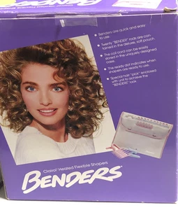 Clairol Benders Rulli Riscaldati Arricciacapelli Vintage Anni 80 FUNZIONANTE Istruzioni - Foto 1 di 21