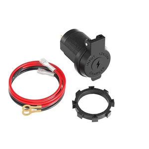 Motorcycle Car Charger A+C Port QC3.0 USB Spring Cover Car Fast Charging Adapter - Photo 1 sur 5