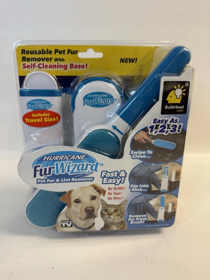 BulbHead 11989 Hurricane Fur Wizard Pet Hair Lint Fur & Cat Hair Remover (1