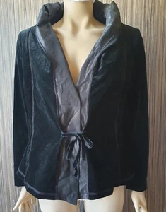 Annette Gortz Kea schwarze Samtjacke Gr. 40 - Bild 1 von 10