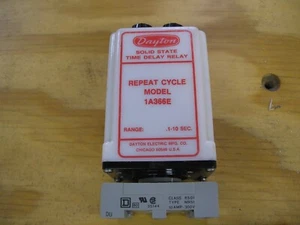 NEW  Dayton 1A366E Repeat Cycle Timer  Range .1 to 10 Sec  w/ octal socket - Picture 1 of 7